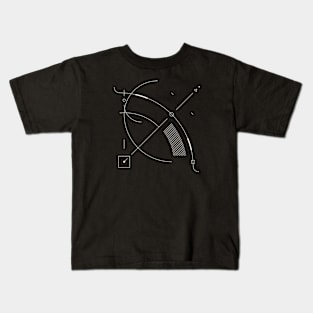 Geometric Exploration 29 - Bow & Arrow Kids T-Shirt